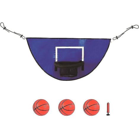 Panier de trampoline avec mini-panier de basket, facile à installer, pour débutants (HY) (1/5)