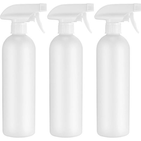 3-teiliges Sprühflaschen-Set, 500 ml leere Sprühflaschen, Kunststoff-Pumpflaschen für Garten, Pflanzen, Haare, Wassersprüher (1/5)