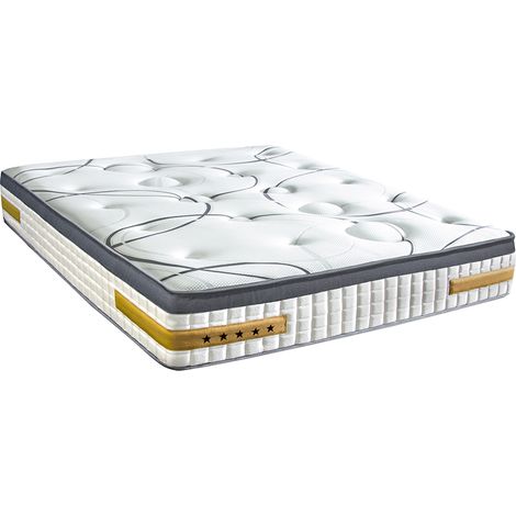 BELLECOUR LITERIE Matelas LINKOPING 160x200 cm Mousse à mémoire de forme Soutien Ferme (1/5)
