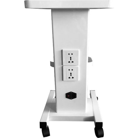 Salon Desktop Beautywagen Arbeitswagen Kosmetikwagen Beistelltische Rollwagen Gerätetisch Bedienungswagen Trolley Weiß (1/5)
