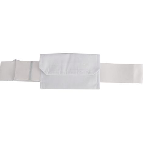 Ceinture de Protection pour Cathéter de Dialyse Péritonéale, Réglable pour Patients avec Poche Blanche