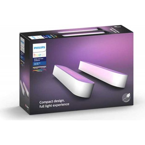 Lampe connectée Philips Hue Play Pack x2 Blanc