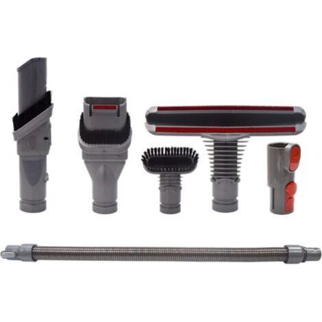 Brosse Kit Accessoires avec Tuyau pour Dyson V8 V7 V6 V10 SV10 SV11 Aspirateur avec Adaptateur,Total Clean Pièces pour Dyson V6 DC45 DC35 DC52 DC29 DC62 DC33 DC34 (6 in 1) (1/4)