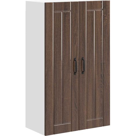 Maison Exclusive - Armario de Pared LUCCA Marrón Roble 60 x 31 x