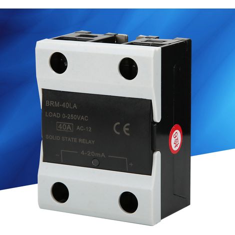 Relais statique BERM BRM-40LA 420 mA AC 0250 V 40 A ignifugé (1/5)