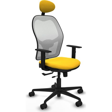 Sedia da ufficio piqueras y crespo Jorquera bianco similpelle (1/2)