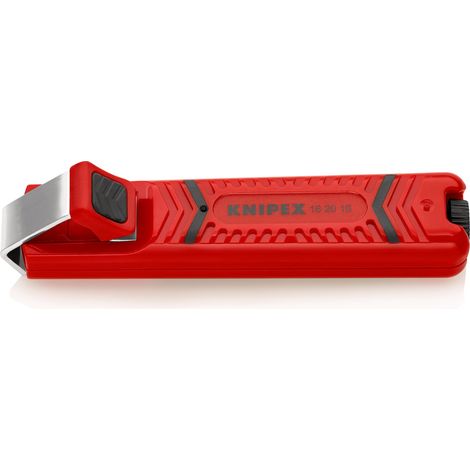 KNIPEX 16 20 16 SB Outil à dégainer avec lame scalpel boîtier en plastique résistant aux chocs 130 mm