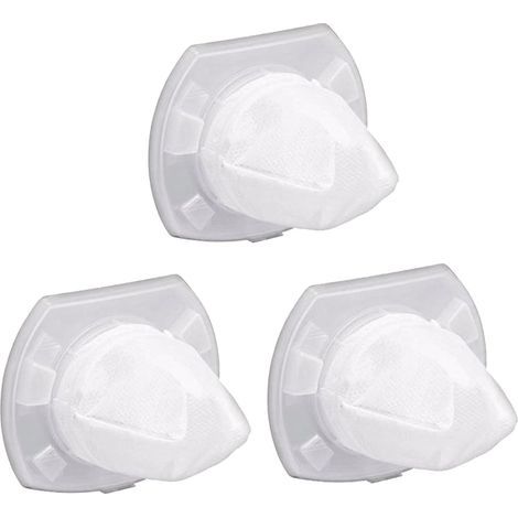 Set mit 3 Filtern für Black & Decker VF110 Dustbuster CHV9610 CHV1210 Elektrowerkzeuge - Teilenummer 90558113