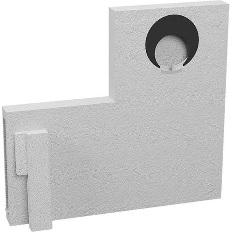 Kermi x-well Fensterlaibungselement DN 160, für Pendellüfter, t=60 mm - Y3502000030K