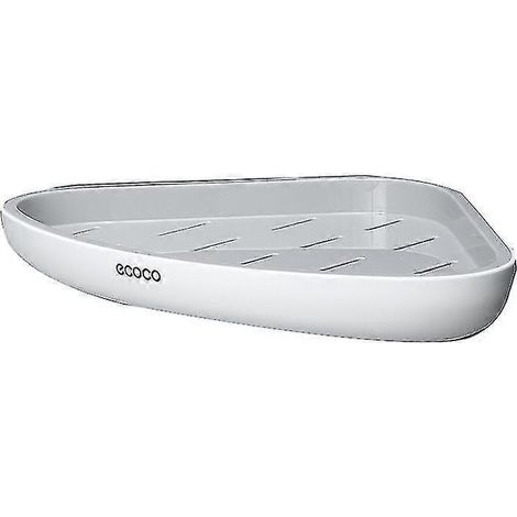 Étagère d'angle Ecoco avec porte-shampoing pour salle de bain et cuisine B (1/5)