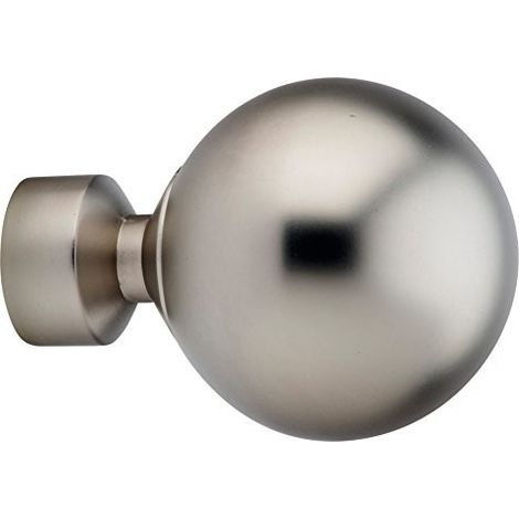 1 Embout Anglais - Chrome Satiné - Diamètre 28