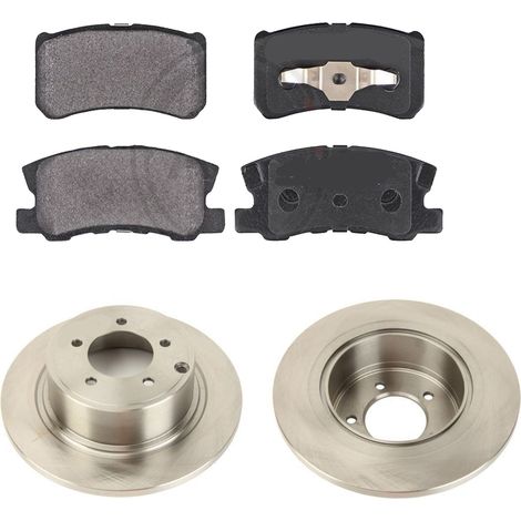 KIT FRENI POSTERIORI compatibile con JEEP PATRIOT (MK74) - DISCHI + PASTIGLIE OEM: FDB1992 / 17971 /SOSTITUZIONE DIRETTA/BASSA POLVERE/SILENZIOSO (1/5)
