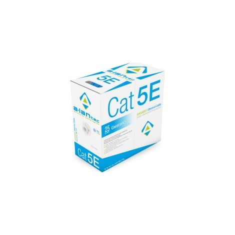 Câble U/UTP cat.5e PVC Eca 4PR 305 m (gaine bleue), garantie 25 ans, qualité testée par le laboratoire Intertek (États-Unis), alantec (1/3)