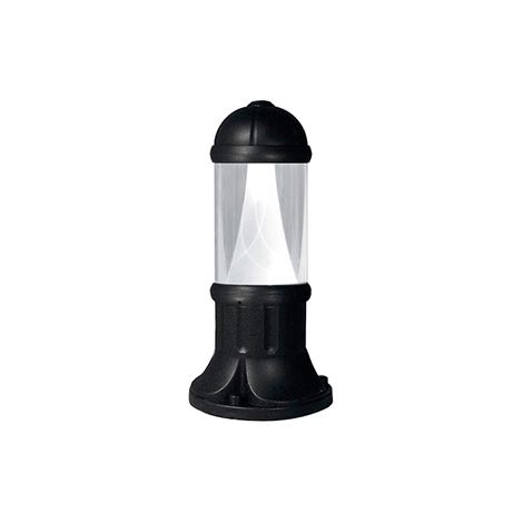 Farola sauro 1xgx53 10w con pulsador cct (3colores) ip55 al.50xd.24,5cm resina negra