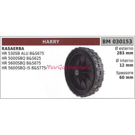 Ruota posteriore HARRY rasaerba tosaerba tagliaerba HR 530SB ARU B&S675 030153
