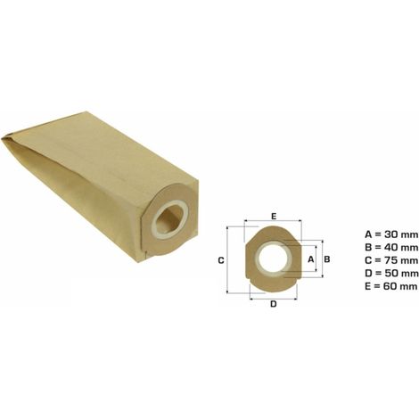 SACCHETTI ASPIRAPOLVERE HOOVER SCOPA ATHYSS ST200F 320E 325EC  - pz 8 --   HV 35 (1/2)