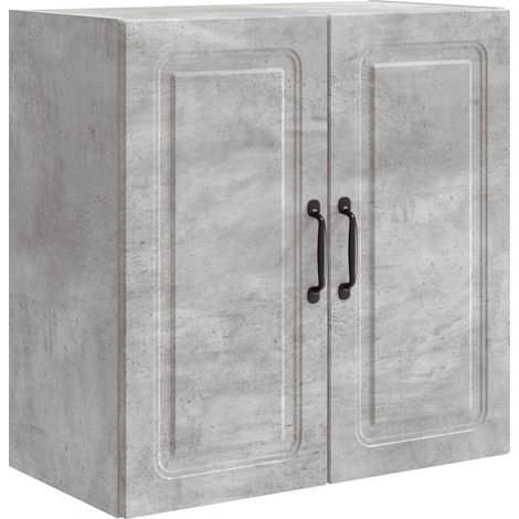 Wall-Mounted Cabinet Concrete Grey 59 x 31 x 60 cm vidaXL (1/5)