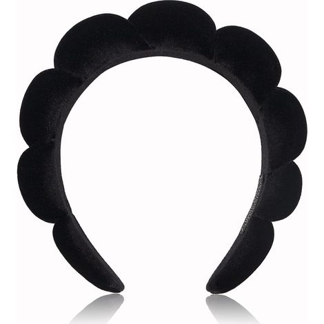 Bandeau Éponge - 1 Pièce - Tissu Doux - Absorbant pour Soin Visage - Maquillage et Spa - Nuageux (1/5)