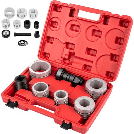 VEVOR Herramienta de Tubo de Escape 8pcs, Juego de Herramientas de Esparcidor, 1-5 / 8 "a 4-1 / 4", Expansor del Tubo de Escape, 39 x 29 x 9 CM, Expansor del Tubo de Cola Escape del Expansor