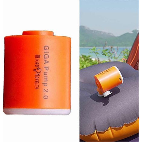 11111111GIGA Pump 2.0 Mini pompe à air pour matelas, tapis de sol, camping, extérieur, gonfleur électrique portable, roue gonflable 11111111111111111 (1/4)