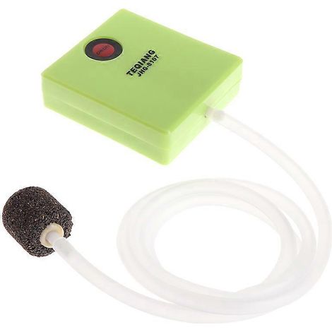 Leise Aquarium-Luftpumpe, Mini-Sprudler für Fische, batteriebetriebene Sauerstoffpumpe mit (1/5)