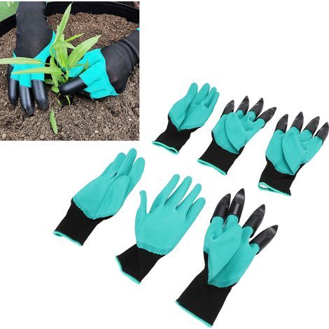 Guantes de jardinería resistentes a pinchazos: impermeables, transpirables y con garras para cavar y plantar (1/5)