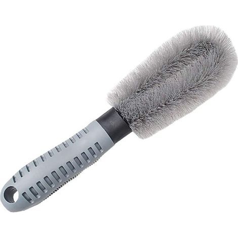 Brosse de nettoyage pour roues de voiture et moto en nylon doux anti-rayures (1/5)