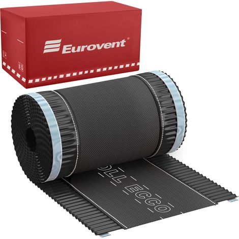 Cinta de cumbrera ROLLO ECCO 310mm x 5m RAL 7021 (1/5)