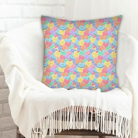Housse de coussin carrée standard 45x45cm lavable en machine pour anniversaire de mariage la saint-valentin (1/5)