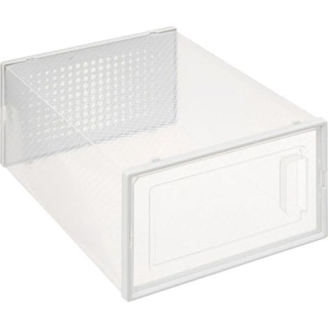 Boîte Range-Chaussures "Stak" 35cm Transparent (1/5)