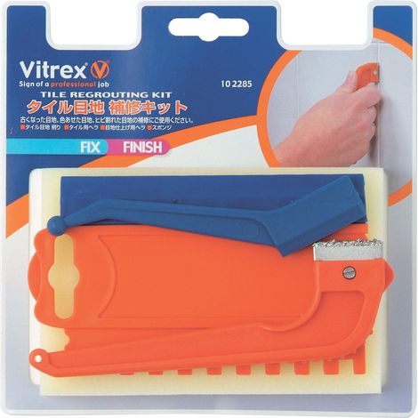 Vitrex Tile Re-Grouting Kit VIT102285 – Complete Grout Renewal System for Ceramic and Porcelain Tiles (1/5)