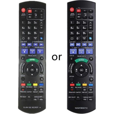 Télécommande pour Panasonic N2QAYB000344 N2QAYB000338 DMR-BS850 DMR-BS750 (1/5)