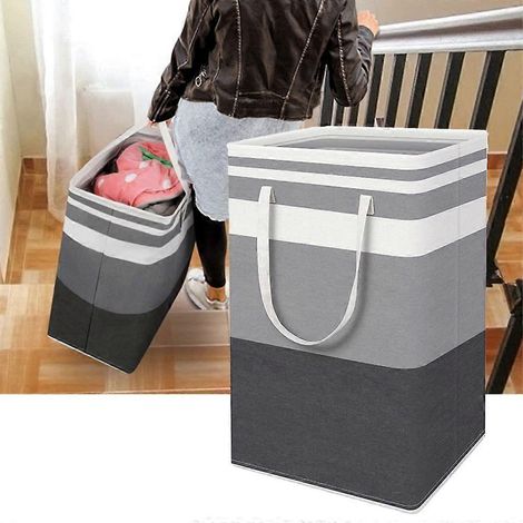 Sac à linge résistant et imperméable de grande capacité (75 L), panier à linge pratique (1/4)