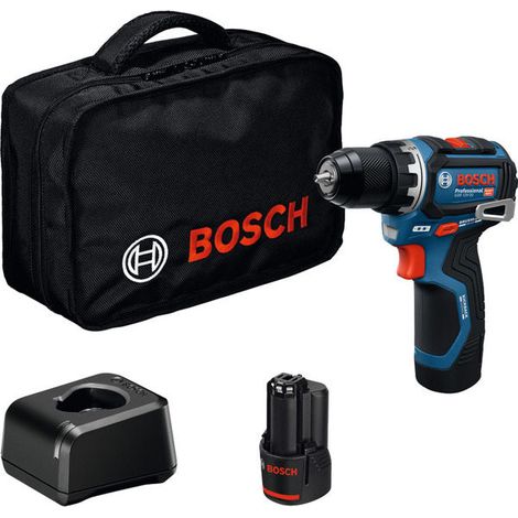 Trapano avvitatore a batteria Bosch GSR 12V-32, 1x 2,0 Ah \/ 4,0 Ah e caricabatterie + accessori in L-BOXX