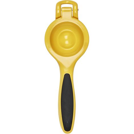Presse-Citron Ergonomique avec Poignée Antidérapante, Presse-Agrumes Compact pour Citrons et Limes, Jaune (1/5)