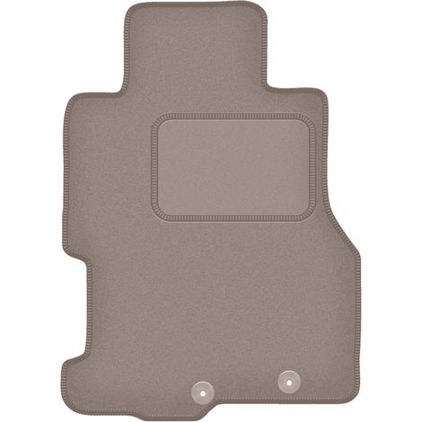 Alfombrilla de conductor beige para Honda Civic VII 5 puertas (2001-1007)