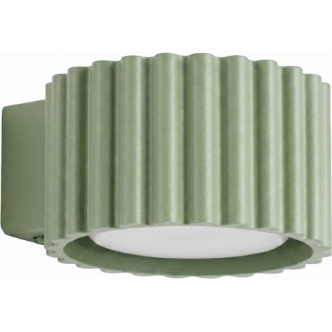 Applique AURA salvia 10x6x12cm Alluminio Sollux (1/5)