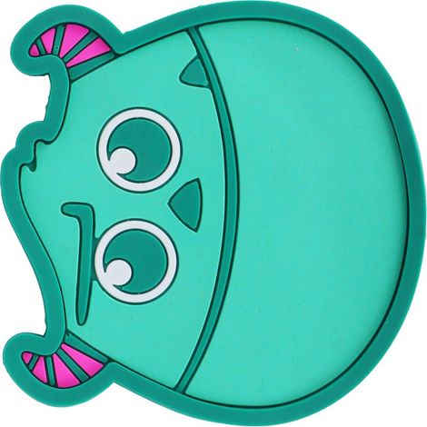 Dessous de verre en silicone, motif dessin animé, anti-brûlure, isotherme, pour tasse, décoration de table, animal (1/5)