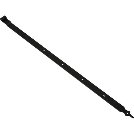 Ladenband Gekröpft Schwarz 120 cm Rustikale Spitze - Pro Stück