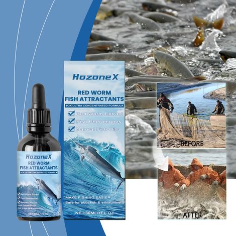 Attractif pour poissons à base de vers de vase, formule de haute qualité, additif alimentaire attractif pour poissons, attractif pour la pêche en milieu naturel – 30 ml (1/5)