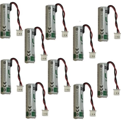 Saft 10 Batteria litio 3,6V 2,6Ah AA compatibile Tecnoalarm - LS14500-TEC
