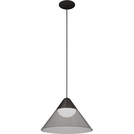 Suspension Led Ark Beneito & Faure 6W 2700K 90º Noir/Gris, Design Conique Pour Intérieurs - Éclairage Élégant (1/3)