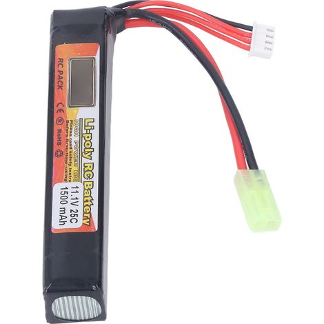 Pulvérisateur d'eau avec batterie Lipo 11.1V 25C de décharge 3S 1500mAh pour connecteur Tamiya (1/5)