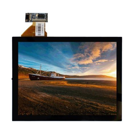 Ecran LCD TFT RS PRO, 8pouce, interface HDMI, 1024 x 768pixels, rétroéclairage LED écran tactile ( Prix pour 1 )