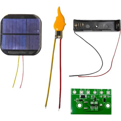 Carte de circuit imprimé 3,7 V avec boîtier à piles effet vacillant réaliste pour Halloween, Noël, décoration de Noël (1/5)