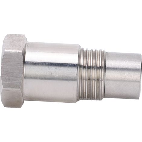 Adapter für Lambdasonde (O2), Edelstahl, M18x1,5, Lambdasonden-Abstandshalter, Korrektur der Motorkontrollleuchte, Katalysator, Leckagestopp, fehlerfreies Set (1/5)