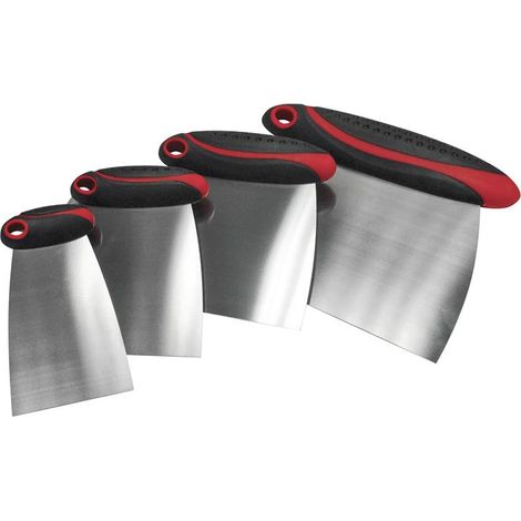Faithfull Stainless Steel Filler & Spreader Set, 4 Piece FAISGFILLERS
