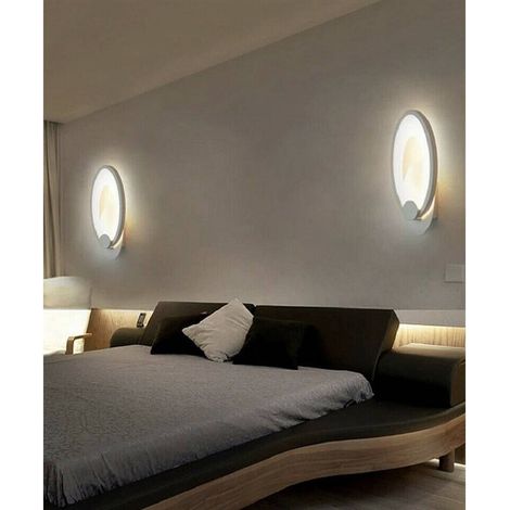 Trade Shop - ANWENDUNG LED OVALE 9 WATT PARETE LUMETTO LUCE BIANCA FREDDA CALDA NATURAL E25 - (1/2)
