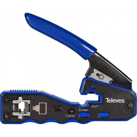 Televes 209802 Utensile di crimpatura automatica RJ45 ergonomico