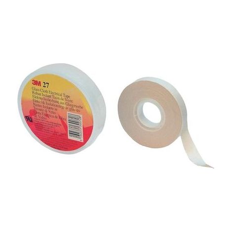 3M Cinta adhesiva de tela Scotch 27 blanca 12 mm x 20 m